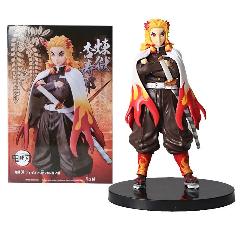 Boneco de Anime Demon Slayer Kimetsu No Yaiba Tanjiro Nezuko Zenitsu Figurine Inosuke Guerreiro Bonecos de Ação Colecionáveis Brinquedo Modelo