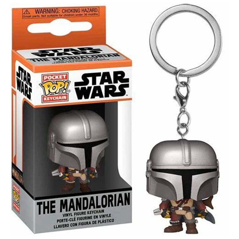 29 estilos FUNKO Chaveiros Star Wars Baby Yoda Chaveiro Brinquedo Boba Fett IG-11 The Mandalorian Darth Vader Stormtrooper Chaveiros