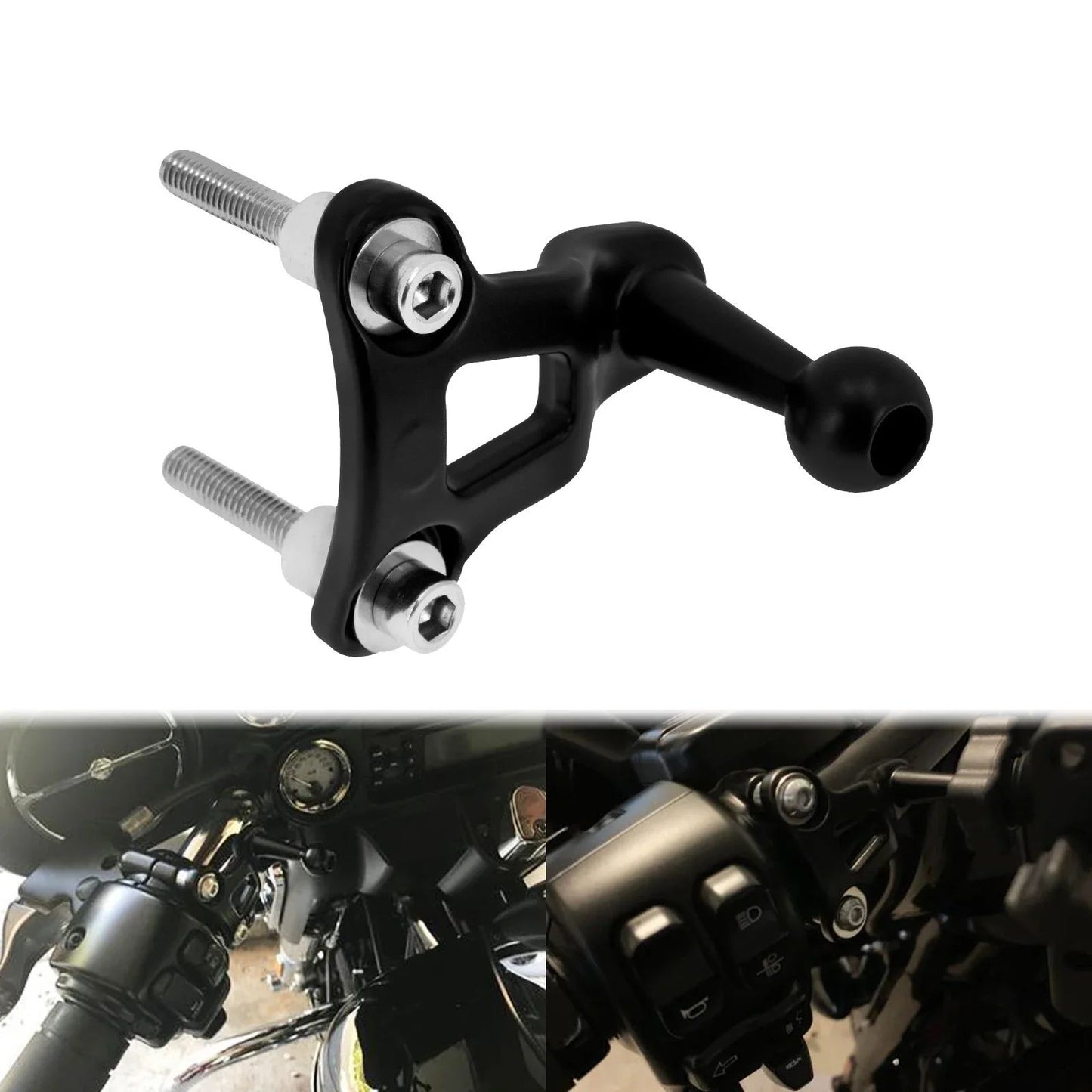 Suporte Universal Para Celular de Moto Suporte de GPS Para Harley Touring Dyna Softail Sportster XL