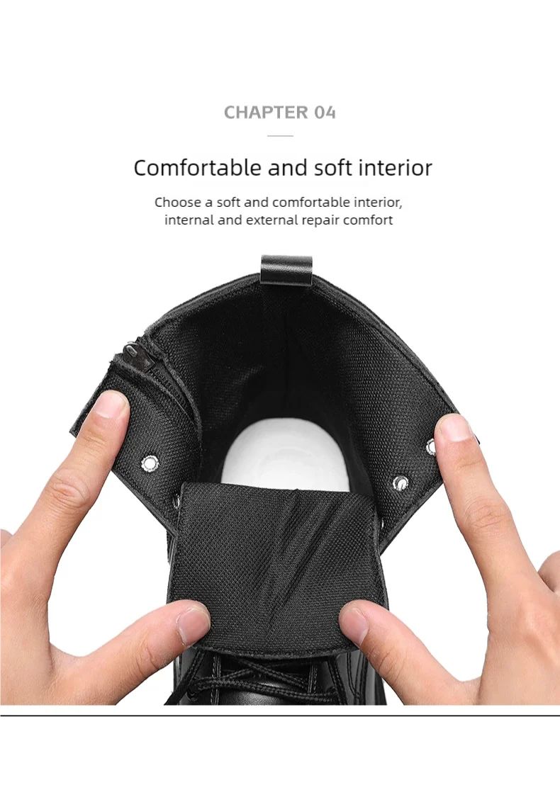 Men's Leather Boots Four Seasons Outdoor Casual Hiking Boots Retro Fashion Work Boots Thick Bottom Ankle Boots Anti-slip 2024