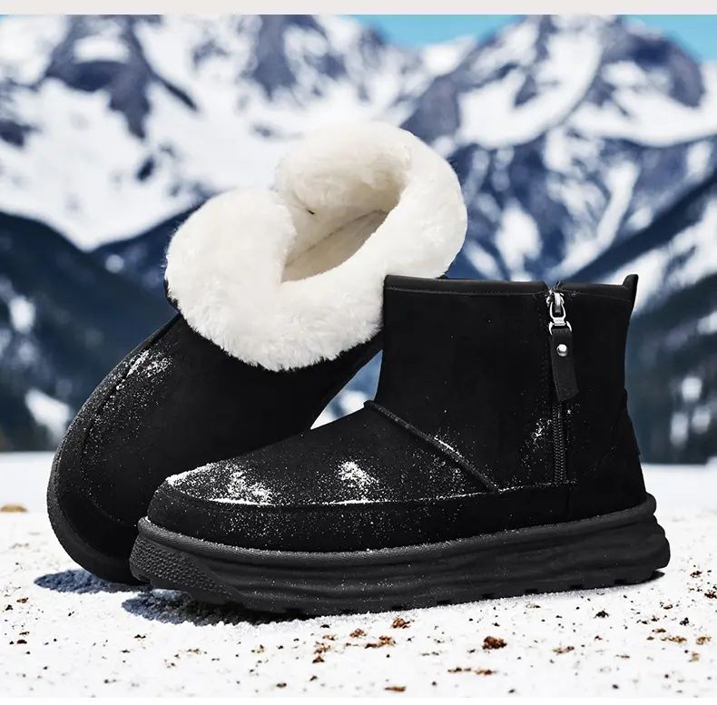 2025Mens Shooes Snow Boots Offer Men Motorcycle Boot Men's Winter Shoes Safety Work Shoes Military Man Tactical Boots Ankle High