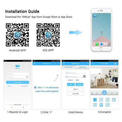 8MP 4K IP Camera Face Detection H.265 Two Way Audio Color Nightvision Outdoor 5MP HD POE Security CCTV Home Surveillance Camera
