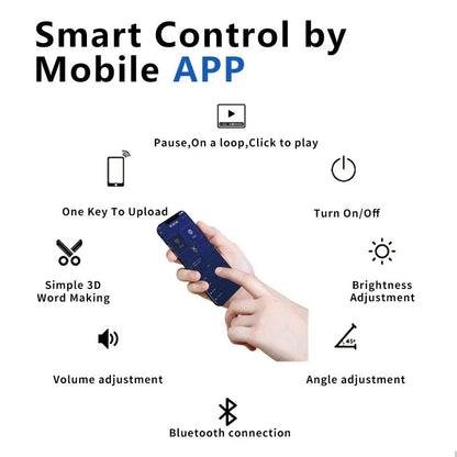 42CM/52CM/56CM/65CM 3D Holographic LED Fan Display for Advertising/Shop/Wedding High Brightness Custom Logo DIY Projector