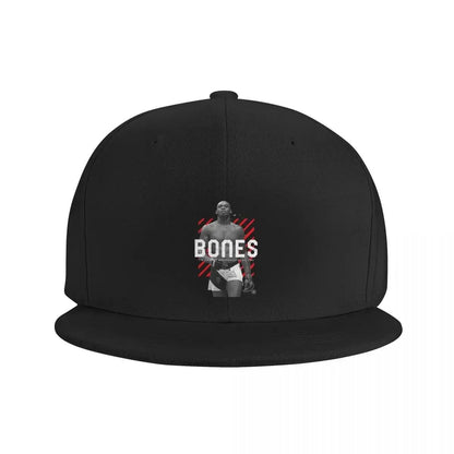 Boné de beisebol ajustável hipster engraçado Jon Jones The Bones Snapback Cap
