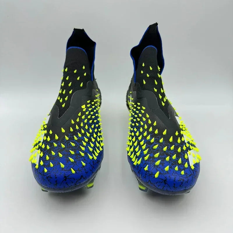 New Men Football Field Boots Professional Original Soccer Shoes Resistant Unisex Comfortable Ankle Cleats Football Shoes Outdoor