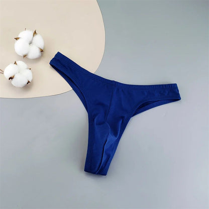 NEW 2025 Big Men Sexy Thongs Cotton Underwear Plus Size Male Convex Pouch G-string Briefs M/L/XL/XXL/XXXL