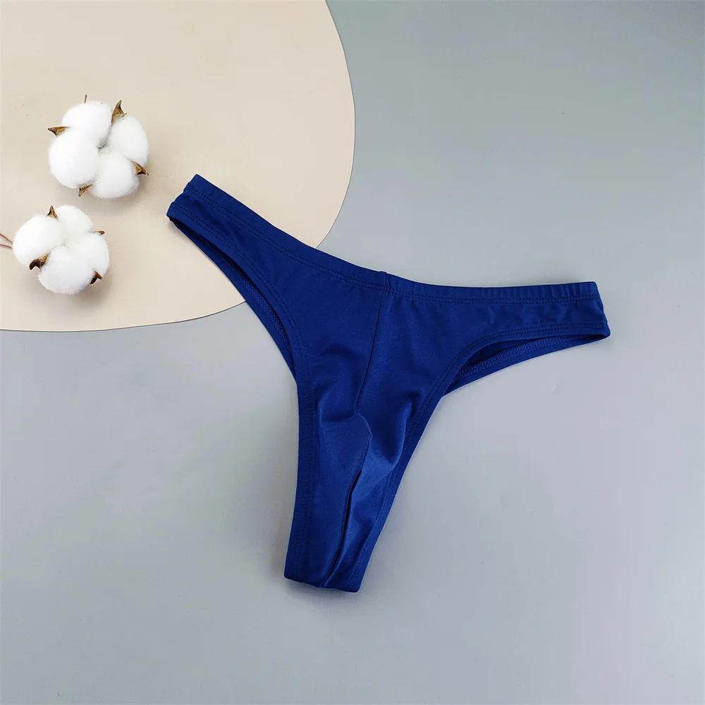 NEW 2025 Big Men Sexy Thongs Cotton Underwear Plus Size Male Convex Pouch G-string Briefs M/L/XL/XXL/XXXL