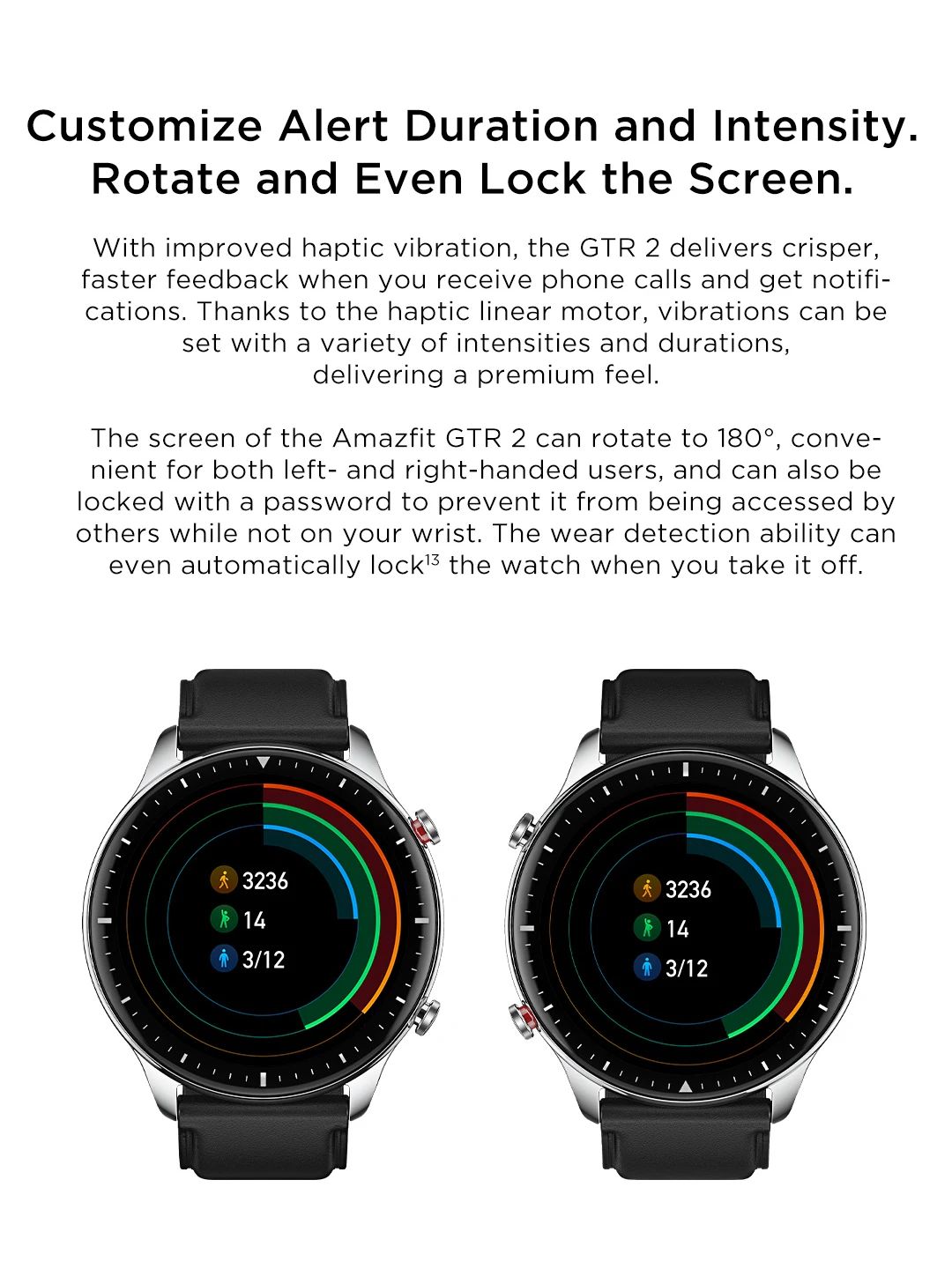 Amazfit GTR 2 Smartwatches Sem Novo Smartwatch Masculino À Prova D' Água 5ATM GPS 95% Novo De Exposição Esporte Relógio Masculino Recondicionado