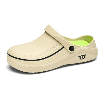 A Pair of Men's Casual Shoes, Waterproof and Oil-Proof, Low-Top Non-Slip Chef Shoes, Wear-Resistant and Non-Slip Men's Shoes