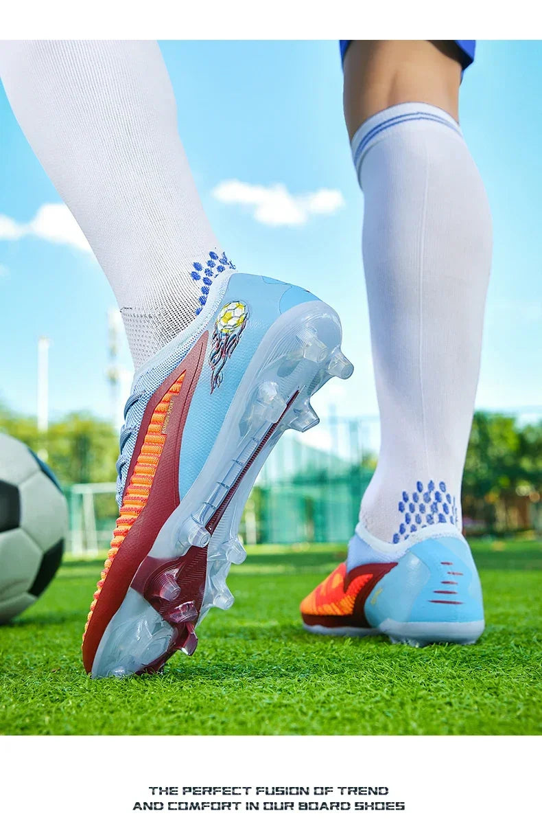 Men Soccer Shoes Original Fast Professional Unisex Cleats Low Cut Football Field Boot Non Slip Comfortable Outdoor Sneaker Match