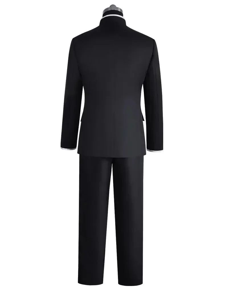 Anime Dandadan Ken Takakura Cosplay Costume Okarun School Uniform Black Jacket Gakuran Outfit Glasses Halloween Unisex Costume