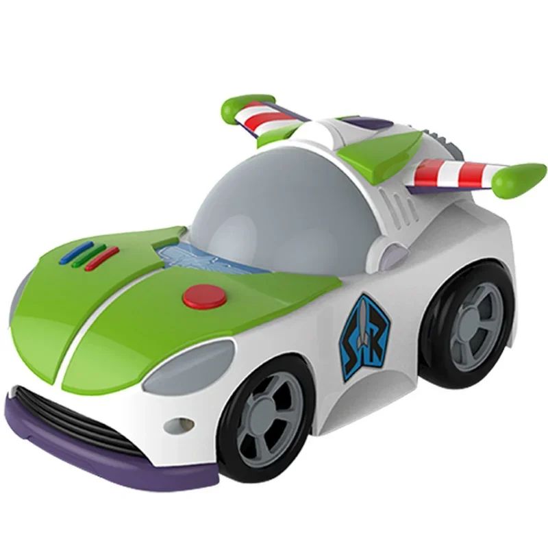 13cm Disney Pixar Toy Story Inercial Woody Buzz Carro de Fricção Boneco de Simulação Brinquedos para Desenvolvimento do Interesse Infantil