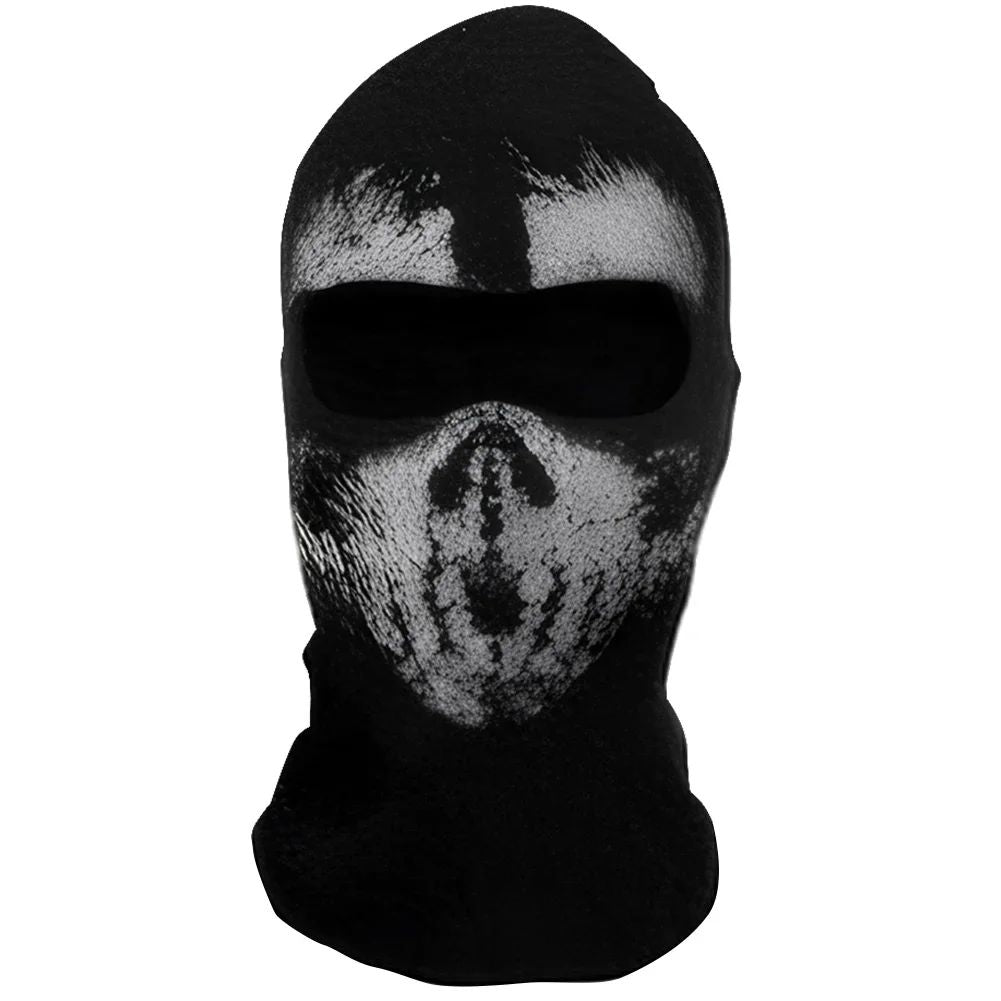 Halloween new mask Black Mask Balaclava Beanies Hats Men Ghost Skull Full Face Warmly Mask Hood Beanie Ggorros Hombre Casquette