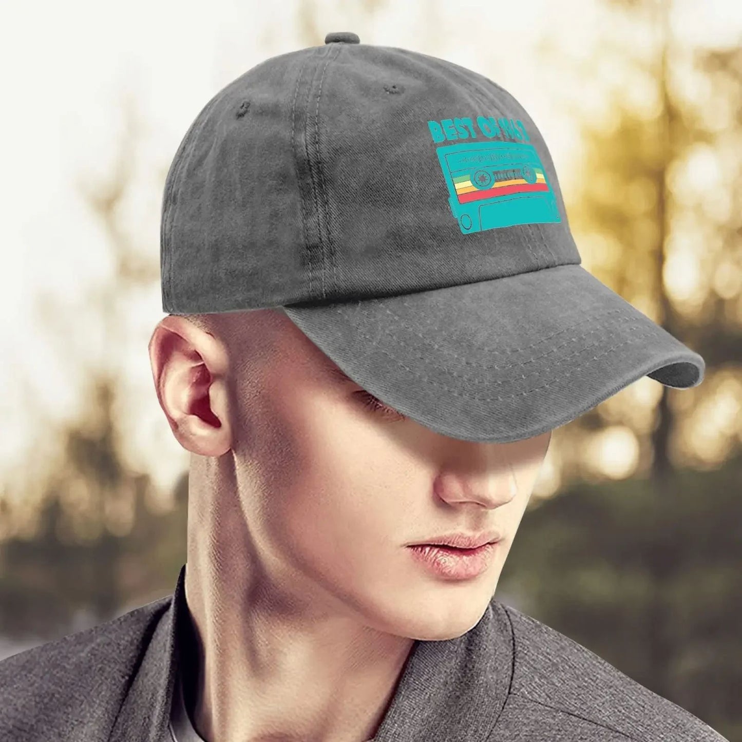 Boné Unissex Fita Cassete Best of 1963 Bonés de Beisebol Masculinos Bonés Trucker com Gráfico Ajustáveis Femininos