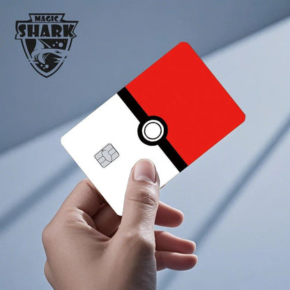 Magic Shark Sugar Daddy Meme Poke Money Funny Sticker Cover Skin Protective for Small Large Chip Credit Debit Card