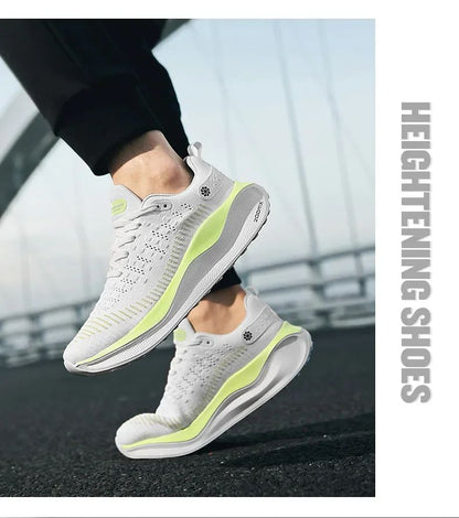 Tênis Feminino Mesh Conforto Tênis Esportivo Masculino 2024 Corrida Placa de Carbono Amortecimento Treino Esportivo Calçado de Corrida Unissex