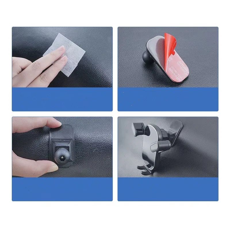 17mm Ball Head Car Center Console Adhesive Flexible Bending 3D Printing Base Suitable For Mobile Phone Holder Accessories
