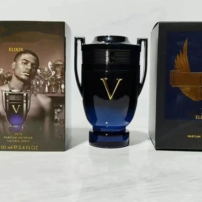 100ML Victory Men's Perfume EDP, Woody Aquatic Notes, Fresh Ocean Fragrance Spray Gift For Men 3.4 Oz Parfum Intense Cologne