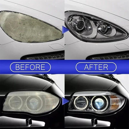 Spray Restaurador de Faróis para Carro Revestimento Anti-Oxidação Agente Polidor de Lâmpadas de Carro Restauração de Arranhões Limpeza de Sujeira