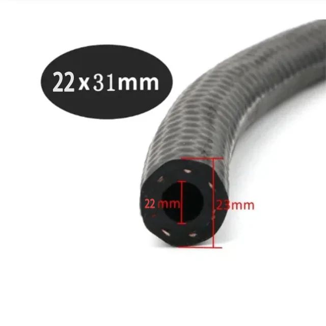 Mangueira de Borracha Resistente a Óleo Diesel de Gasolina Tubo de Carro 4 5 6 8 10 12 13 14 16 19 22 25mm de Diâmetro Flexível NBR Tubo de Borracha para Combustível