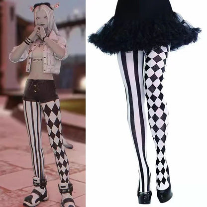 Anime Game Final Fantasy Socks Cosplay Costume Pantyhose For Halloween Y2K Stocking Christmas Prop Accessories