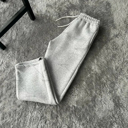 Calça de Moletom Larga Y2K com Estampa de Letras Estilo Streetwear Retrô Americano Harajuku para Mulheres e Homens, Calça de Cintura Alta da Moda, Roupa de Rua Masculina