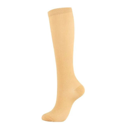 Varicose Veins Compression Socks Fit For Golf Rugby Hiking Sports For Anti Fatigue Driving Travel Flight Black Women Men Socks