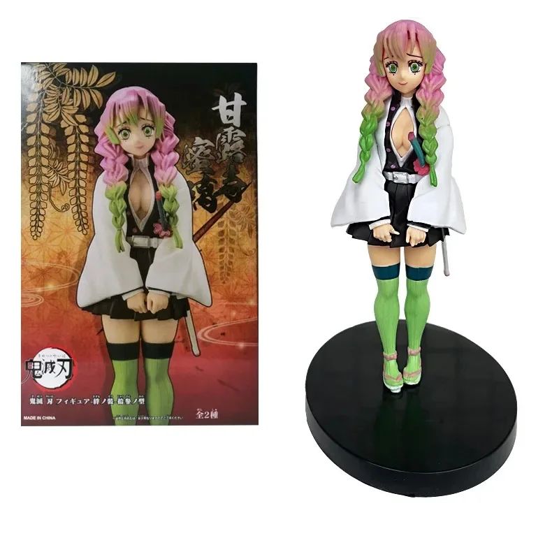 Boneco de Anime Demon Slayer Kimetsu No Yaiba Tanjiro Nezuko Zenitsu Figurine Inosuke Guerreiro Bonecos de Ação Colecionáveis Brinquedo Modelo