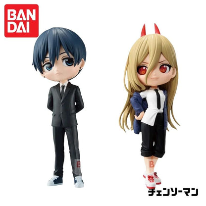 Em Estoque 100% Original Bandai Banpresto Qposket Chainsaw Man Hayakawa Aki Power Action Figure Modelo Boneca Nova Lacrada na Caixa Garagem
