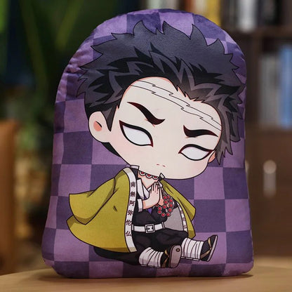 Kimetsu No Yaiba Plush Stuffed Pillows Demon Slayer Dakimakura Cute Anime Throw Pillow Kawaii Dolls Tanjirou Nezuko Back Cushion