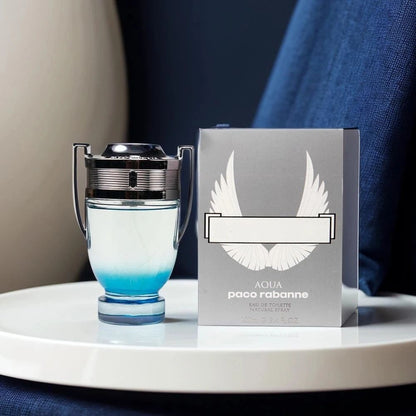 100ML Victory Men's Perfume EDP, Woody Aquatic Notes, Fresh Ocean Fragrance Spray Gift For Men 3.4 Oz Parfum Intense Cologne