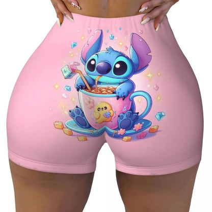 Custom Stitch Cute Movie Running Volleyball Gym Shorts for Women Athletic Workout Yoga Shorts