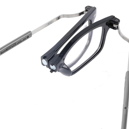 Portable Folding Reading Glasses High Definition Resin Fashion Presbyopic Eyeglasses