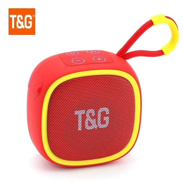 Caixa de som Bluetooth T&G TG659 Mini Sem Fio Potente à Prova D'água TWS Bluetooth 5.3 com Alto-falante HIFI e Suporte para Cartão TF e Rádio