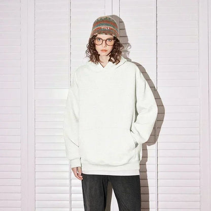 Beige Cotton Pokemon Hoodie Set with Lucario Character Back Print and Sleeve Text Design Long Sleeve Casual Outfit Unisex