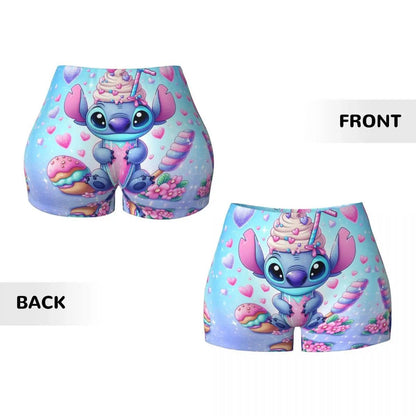 Custom Stitch Cute Movie Running Volleyball Gym Shorts for Women Athletic Workout Yoga Shorts