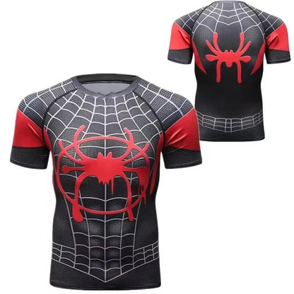 Summer Popular Luxury Tshirt Ant-Man Marvel Hero 3D T-Shirt Men Clothing Tshirt Iron Man Superman Batman Spider Man