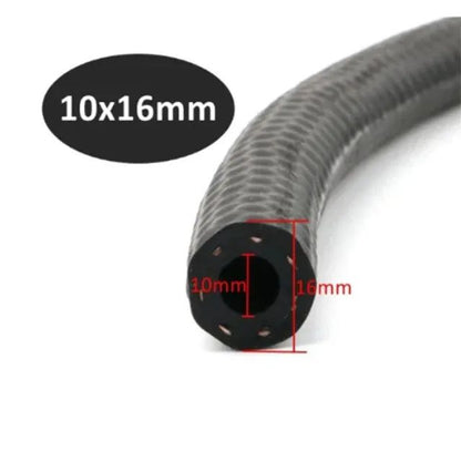 Mangueira de Borracha Resistente a Óleo Diesel de Gasolina Tubo de Carro 4 5 6 8 10 12 13 14 16 19 22 25mm de Diâmetro Flexível NBR Tubo de Borracha para Combustível