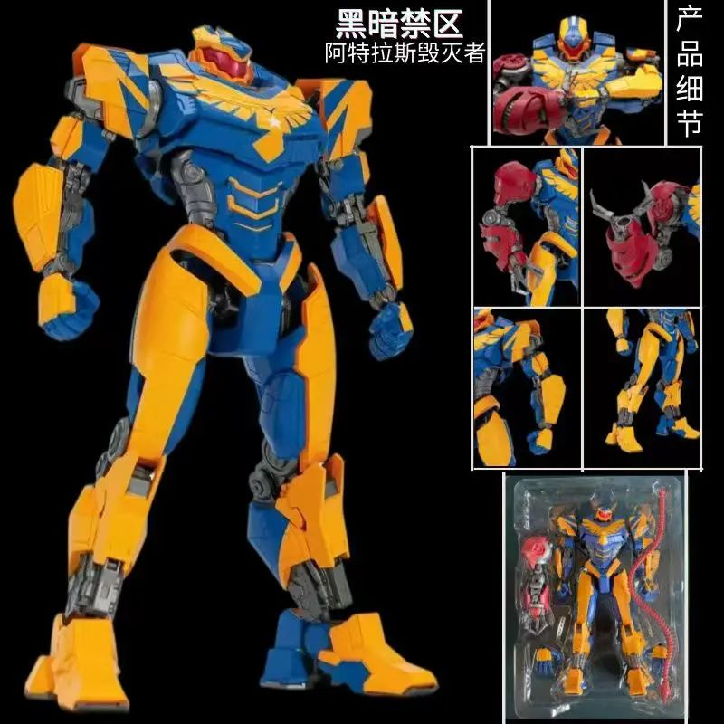 Pacific Rim Black Forbidden Mecha Edição Limitada Atlas Destroyer Modelo Articulado para Crianças Presente de Aniversário
