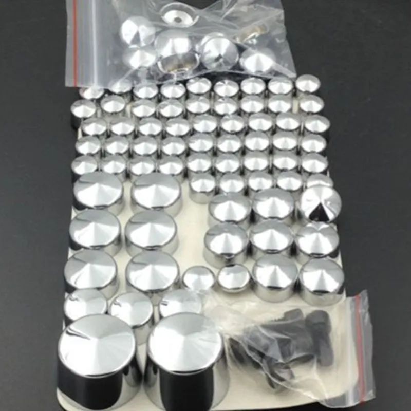 Motorcycle Chrome Plastic Bolts Toppers Caps For Harley 2007-UP softai Touring
