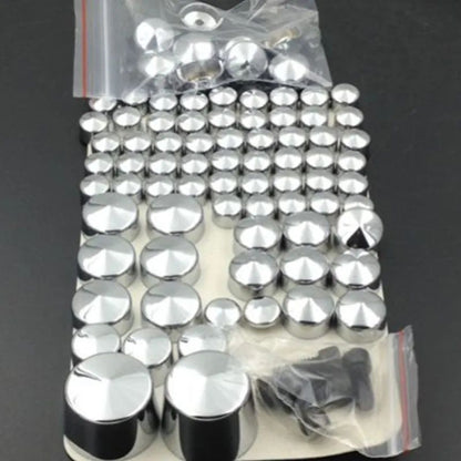 Motorcycle Chrome Plastic Bolts Toppers Caps For Harley 2007-UP softai Touring