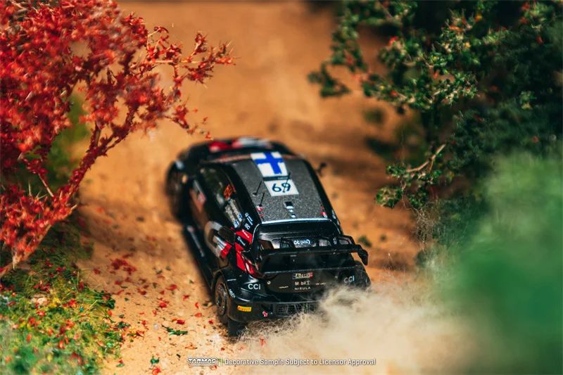 Pré-venda Tarmac Works 1:64 Rally1 GR YARIS HYBRID Rally Letônia 2024 Vencedor Coleção de Modelos de Carros Die-Cast Miniatura
