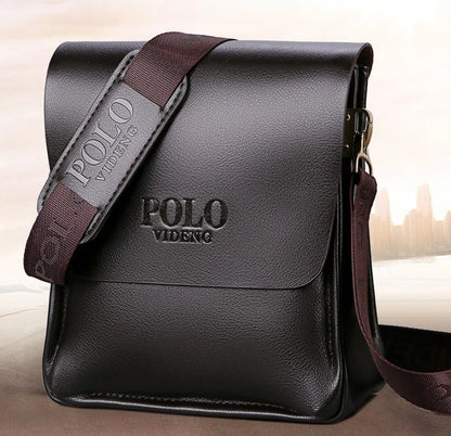 The leisure business single shoulder bag Polo vertical bag man trend inclined shoulder bag