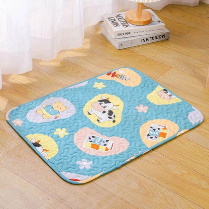 Tapete de Verão para Pets Cobertor Gelado à Prova de Umidade para Cães Almofada para Sofá e Chão Hipoalergênico para Gatos Capas de Cama para Pets Respiráveis