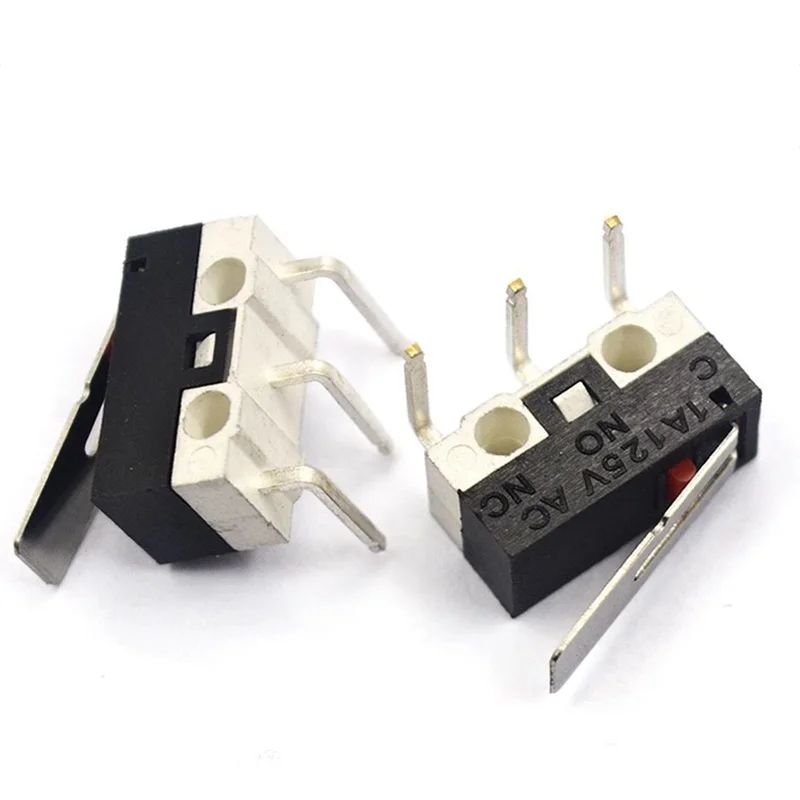 20Pcs 3 Pins Limit Switch SPDT Mouse Button Tact Switch 1A 125V Micro Switch for 3D Printer Parts Mouse Roller