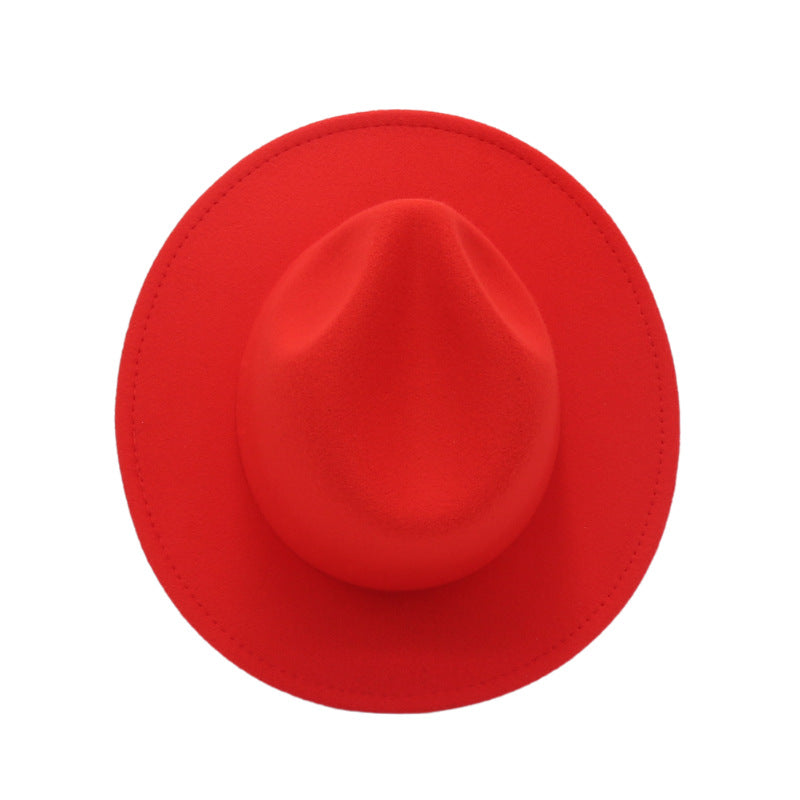 Women Fedora Hat Autumn Winter Luxury Men Top Hats Trendy Formal Wedding Decorate Black Green White Panama Cap Fedoras Gorras