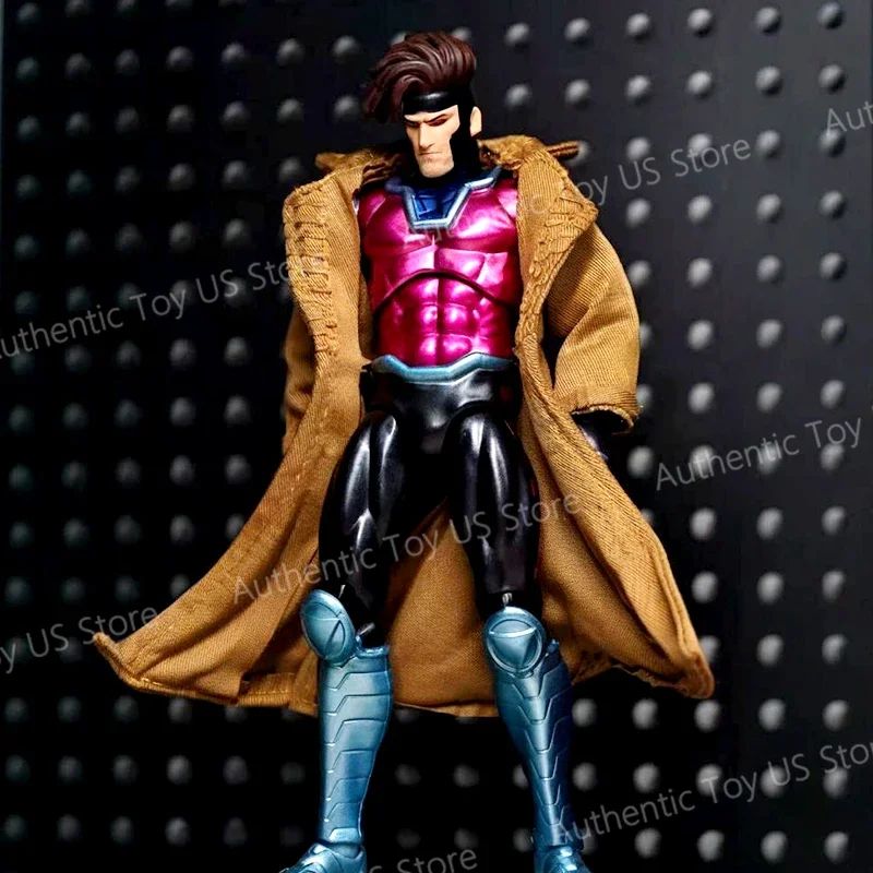Original Ct Toys Gambit Mafex 131 – X-Men Wolverine SHF Boneco de Ação Anime – Presente Personalizado para Crianças e Colecionadores