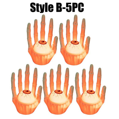 Spooky Atmosphere Decor Halloween Pumpkin Lamp Ghost Hand Light New Prop Eerie Scene Setting Party Decoration Solution