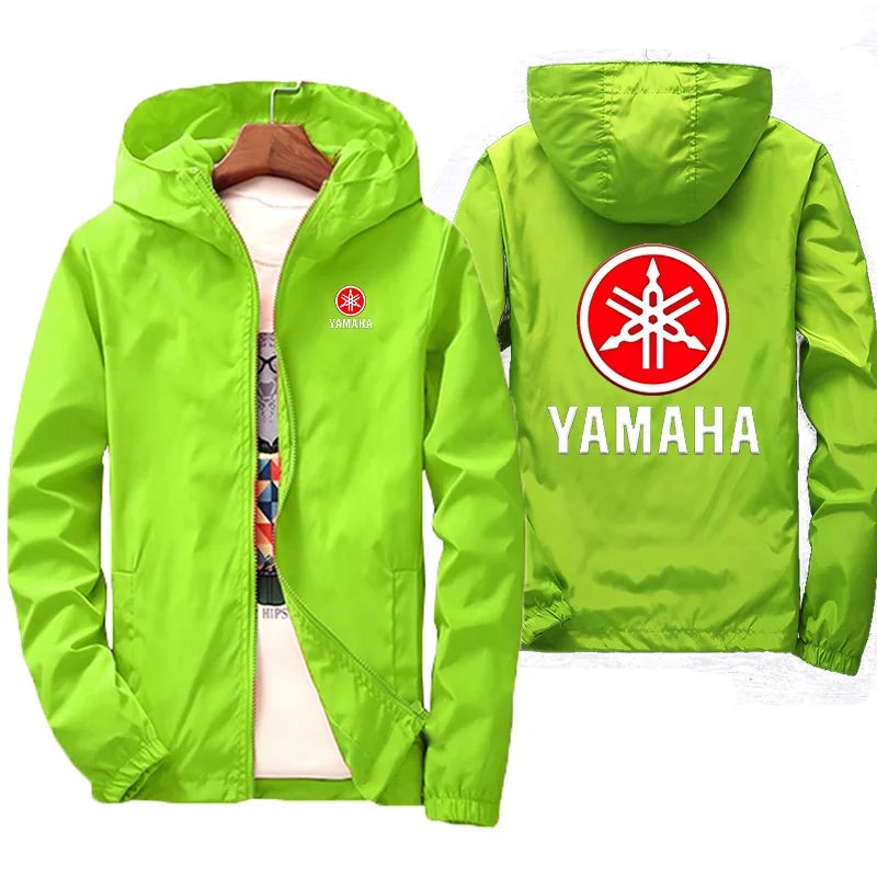 Yamaha Men's Thin Breathable Racing Motorcycle Outdoor Jacket Summer Sunscreen Leisure Windbreaker Coat for Lady