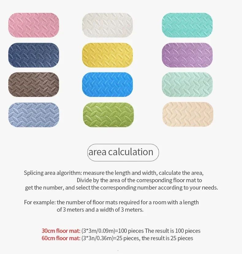 16pcs 30*30cm Puzzle Mat For Children Thick Baby Play Mat Kids Carpet Mats EVA Foam Rug Children Room Activities Mat For Baby